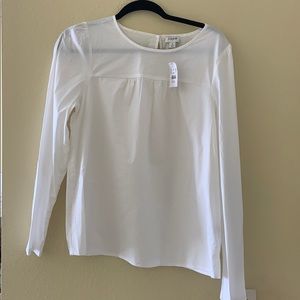 NWT White J Crew Blouse
